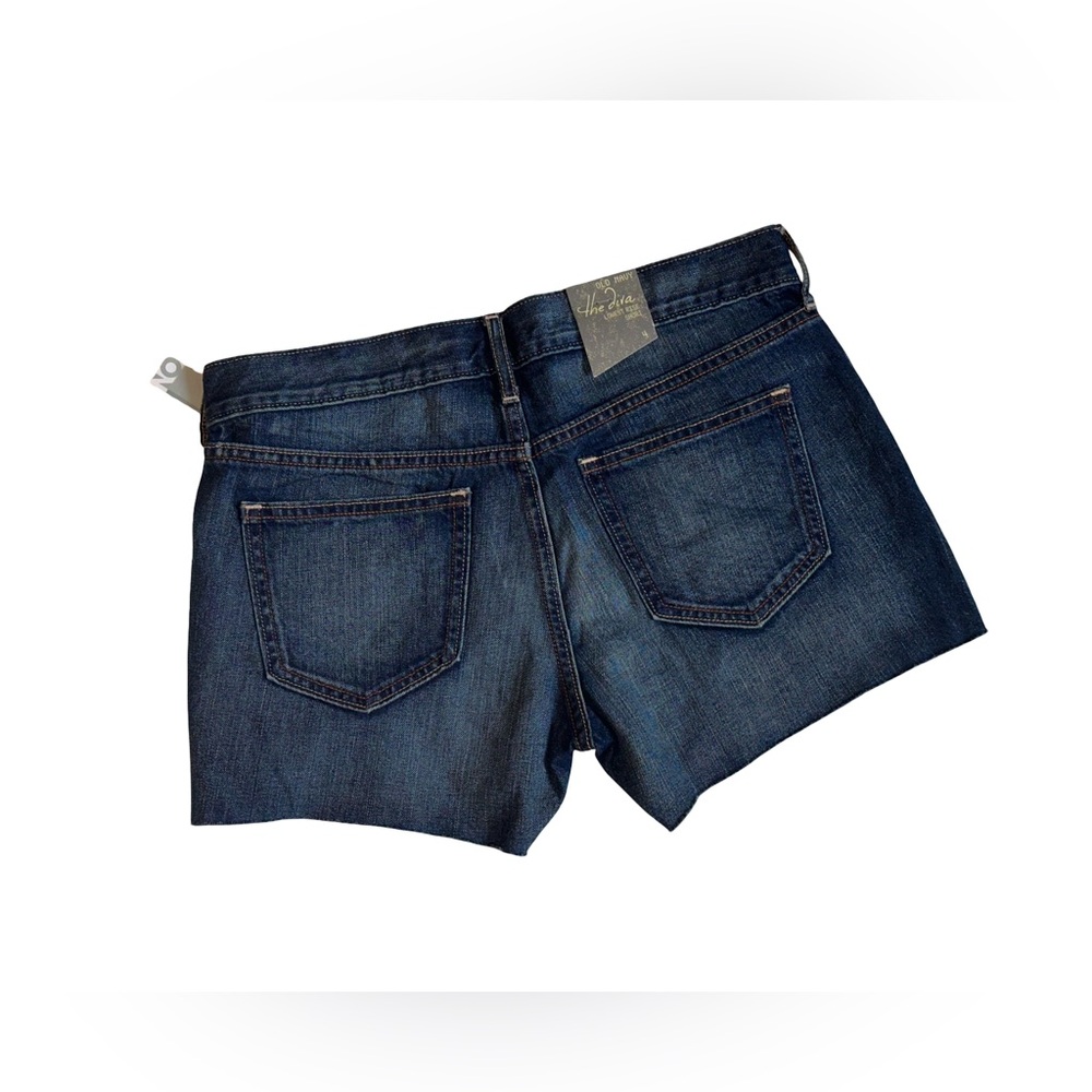 Dark Blue Denim Shorts - Picture 2 of 2